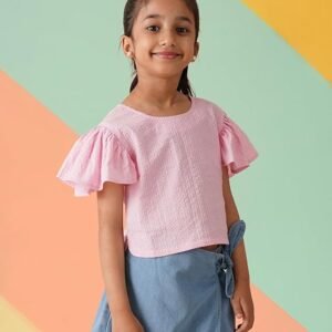 Girl's Cotton Regular Fit Top